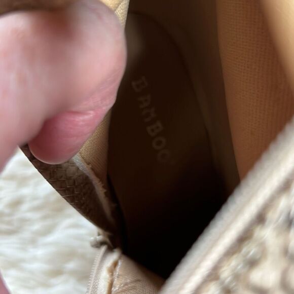 Bamboo Thigh High Snakeskin/Python Boots Size 6.5 New - Picture 4 of 11